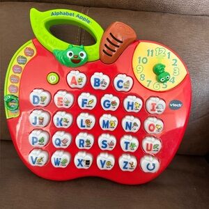 VTECH Alphabet Apple Preschool Learning Phonics ABC's Music/Lights/Sounds Works!